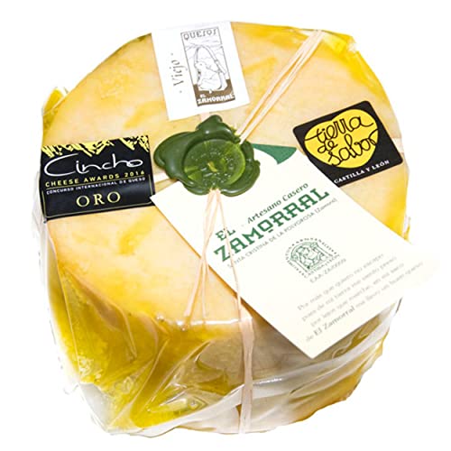 EL ZAMORRAL Queso Viejo Grande en Aceite Oliva con Leche de Oveja Cruda Artesanal Sabor Intenso 2.2 Kg Cover