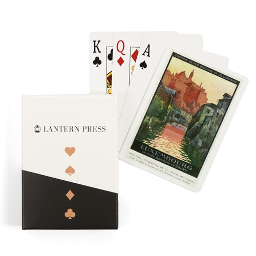Baraja de Poker Luxembourg Vista Antiguo Barrio Grund