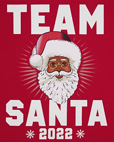Image of The Children's Place boys Long Sleeve Graphic T-shirt T Shirt, Team Santa 22-santa, X-Small US