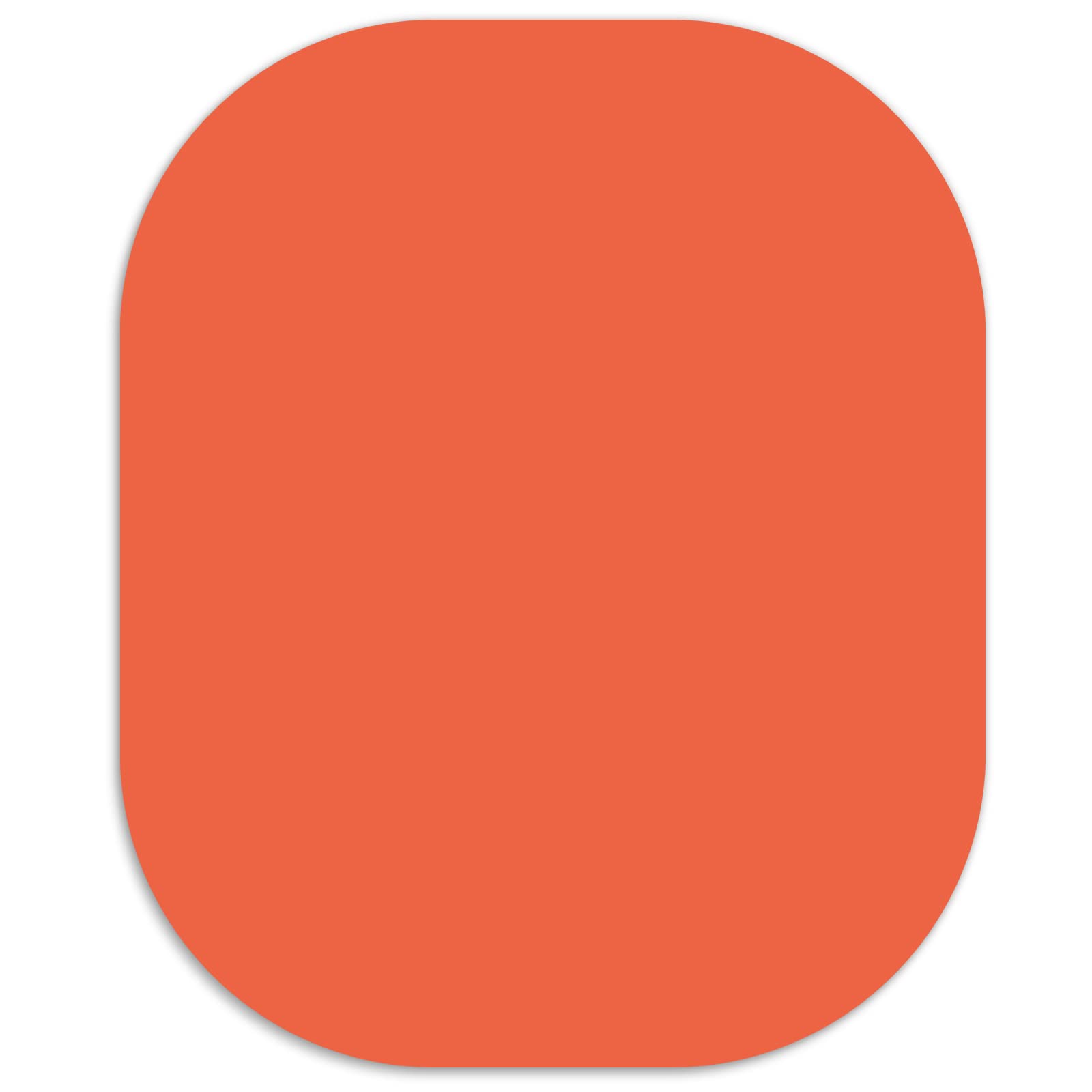 Kevizewo Mini Mouse Pad Small, Mouse Mat Cute Desktop Mousepad with Non-Slip Rubber Base for Laptop Home Office Desktop Accessories Portable 6x7 inches (Orange)