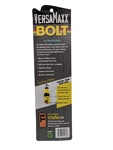 Versamaxx Bolt Pro Series 3 Pack(Popping) Popper Cork, Portable Fishing Popping Cork, Rattles Popping Cork Float For Redfish, Adjustable Leader Depth Saltwater Popping Cork Rig #TOP3