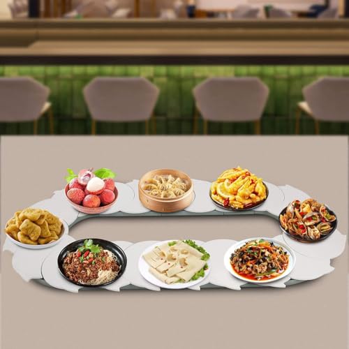 Plateau tournant alimentaire de 2m pour table de repas et grande reception