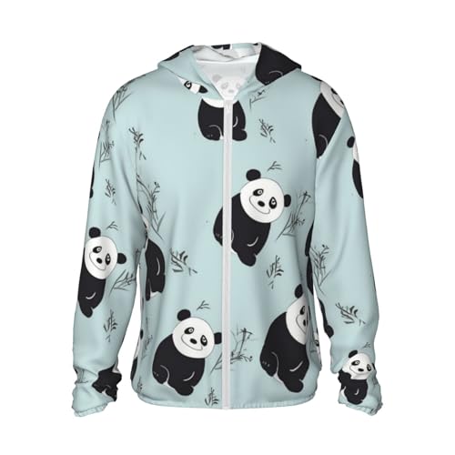 Veste à manches longues homme UPF 50+ anti-coup de soleil panda