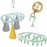 ASSEMBLAGE FACILE : Le crochet pratique permet de placer facilement le sèche-chaussettes sur une barre de douche, une corde à linge ou un séchoir à linge !