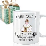 Puouoonyi Funny Hamilton King George Chorus Gifts for Musical Hamilton Fans, Musical Student Gifts for Women Men, Broadway Musical Theater Mug, Novelty Birthday Gift for Musical Players 11oz