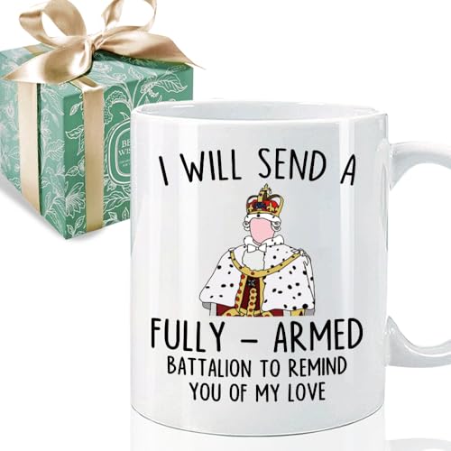 Funny Hamilton King George Chorus Mug 11oz for Broadway Musical Fans