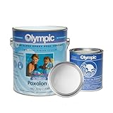 Olympic Pool Paint - Poxolon 2 - Clear - 1 Gallon - two-part epoxy swimming pool paint - high-gloss tile like finish for plaster, fiberglass, steel and aluminum pools.