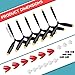 Outus 6 Sets Spare Rc Plane Propellers 3 Blade Propeller Compatible with P40 Fighter Remote Control Plane 761-13 Radio Controlled Airplane Carbon Fiber Nose Cone with Savers and Adapters