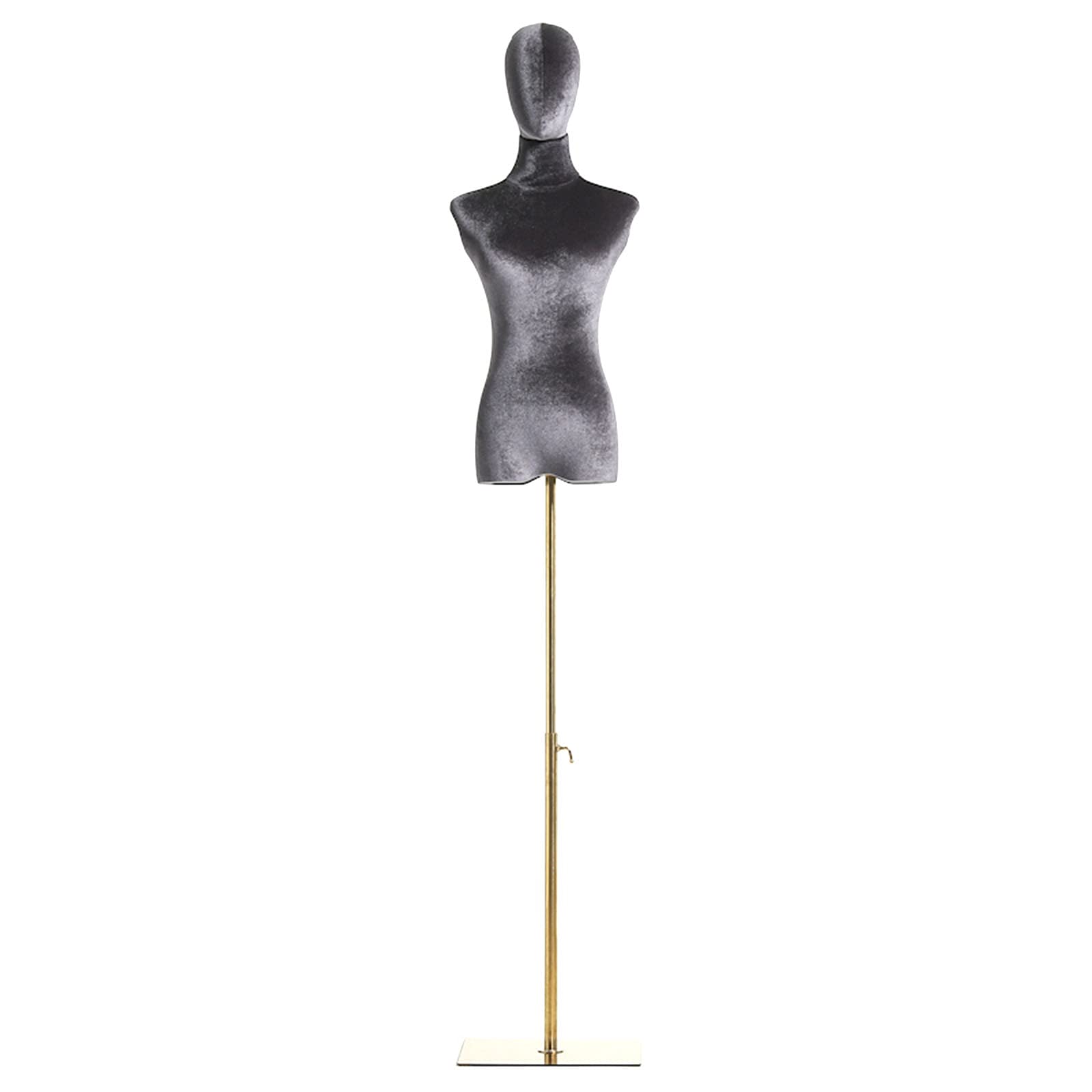 Maniquí femenino de costura ajustable ZRY con base de metal talla S