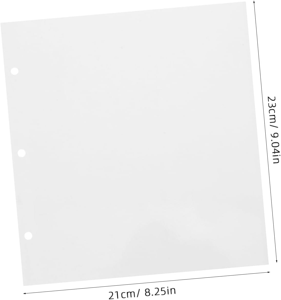 Amosfun Self-Adhesive Photo Album 6-inch Reusable Scrapbook Pages 10 Sheets 20 Pages 3-Hole Pocket Storage for Photos and Cards for Scrapbooking and Memory Keeping