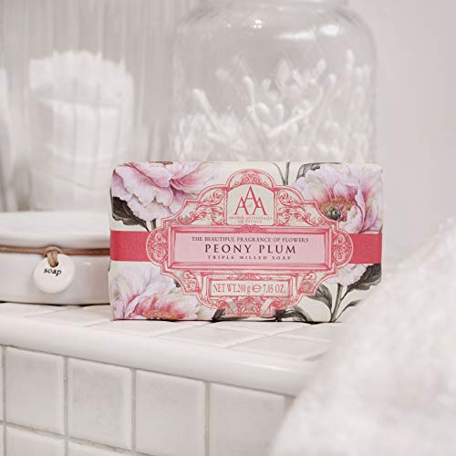Peony Plum Bar Soap By Sommerset, 200G, 7.05 Fl Oz, 92598 #TOP1
