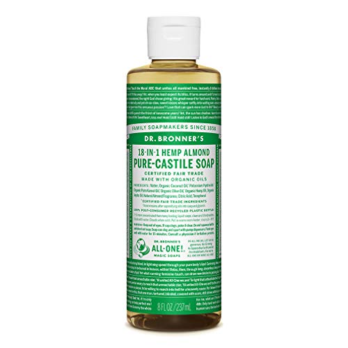 Dr Bronner - Jabón líquido de almendras orgánicas 237 ml