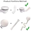 PGYTEC Shower P Trap Side Drain, 1.5" Side Outlet, Chrome Plated ABS ...