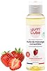 Yum'Lube | Olio Massaggio Sensuale E Lubrificante - Olio Per Massaggio Corpo Eccitante E Rilassante - Olio Corpo Profumato alla Fragola - 100% Naturale, Bio, Comestibile - Made In France
