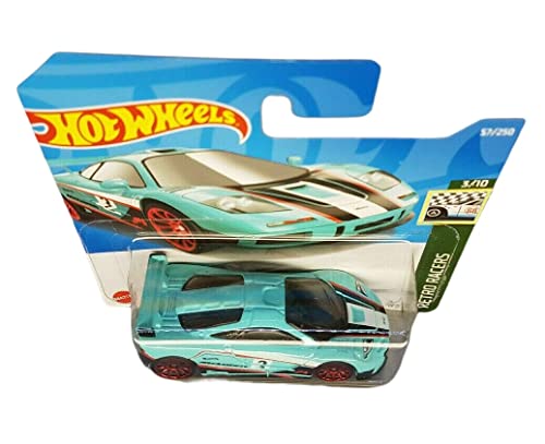 Z & N Trading Hot Wheels McLaren F1 GTR Retro Racers HCW37, Blue - Image 2