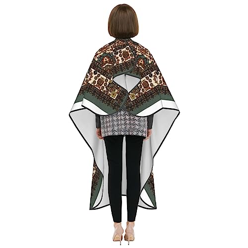 Cape de coupe blanche imperméable BONDIJ à fermeture réglable taille unique - 7