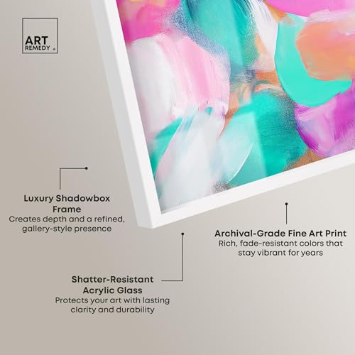 Ensemble d'art abstrait Art Remedy Curry 40x61 cm pour salon chic - 5