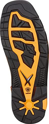 Ariat Mens Intrepid VentTEK Composite Toe Work Boot Bruin Brown/Sassy Orange 13 Wide | Image 4