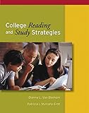 College Reading and Study Strategies (with InfoTrac) (Study Skills/Critical Thinking)