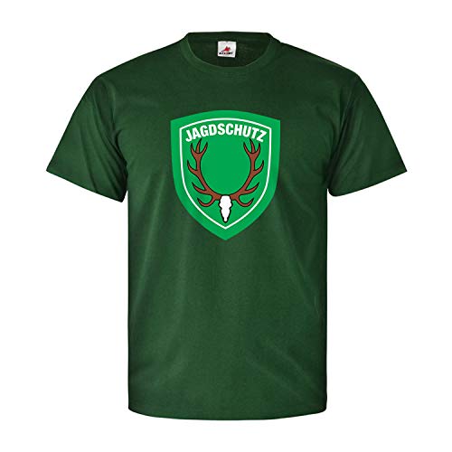 Protection de chasse pour chasseur écussons forêt vert XL