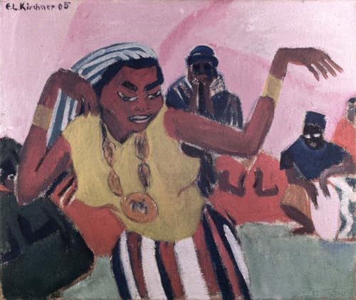 Lienzo artístico decorativo de Ernst Ludwig Kirchner, cuadro de pared Baia rotonda 60x90cm
