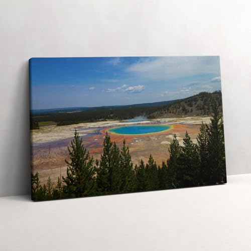 Tableau photo sur toile Yellowstone pour revitaliser un mur blanc vide 60x40