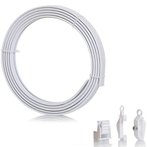 BrilliantBuys - Rail flexible para cortinas, longitud 3,6 m