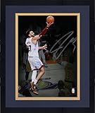 Framed Jamal Murray Denver Nuggets Autographed 8" x 10" 2023 Western Conference Finals Layup Spotlight vs. Los Angeles Lakers Photograph - Autographed NBA Photos