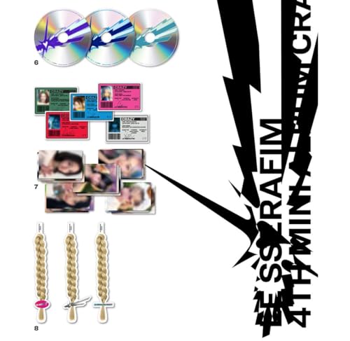 Le SSERAFIM CRAZY 4ème Mini Album Standard Vol.2 Ver CD K-pop