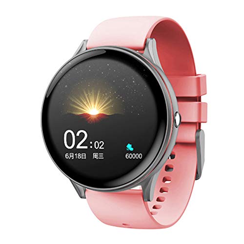 Smart Uhrmann- Intelligente Uhr Für Android Ios Uhren Band Für Frauen Whatsapp Nachricht Erinnerung Blutdruckmessgerät Pk DT78,Rosa