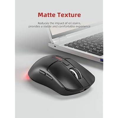 Wired Gaming Mouse for Computer and Laptop, 7200 DPI, RGB, Wired Optical Mouse with 6 Buttons & 4 Light Modes, USB Corded Mouse, Right or Left Hand Use - Black Computer AccessoriesX4 Model