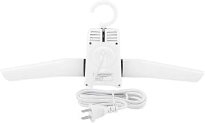 DEWIN Travel Portable Foldable Electric Clothes Drying Hanger Dryer Rack Machine US Plug 110-240V