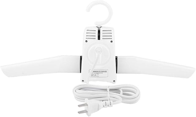 DEWIN Travel Portable Foldable Electric Clothes Drying Hanger Dryer Rack Machine US Plug 110-240V