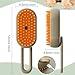 Generic Pet Grooming Steam Brush for Dogs and Cats, Rechargeable, Soft and Comfortable, Suitable for Long/Short Hair (Rose Gold)