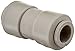 Parker Hannifin A6UC6-MG TrueSeal Acetal Union Connector Fitting with EPDM Seal, 3/8" Push-to-Connect Tube x 3/8" Push-to-Connect Tube, Gray