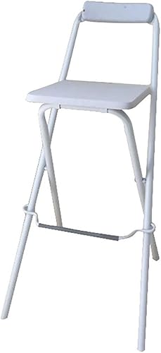 Taburete plegable para el hogar, silla de bar de 2729 pulgadas, taburete alto con respaldos, silla de pub de madera, taburete de metal con capacidad