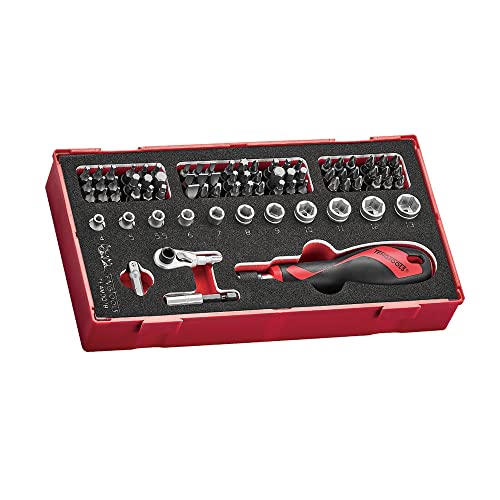Image of Teng Tools Bits Driver Set 78 Pieces in EVA Foam Organizational Tool Tray - TEAMDQ78