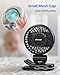 AMACOOL Mini Baby Fan with Clip for Carrier/Baby Car Seat/Bassinet, 3-Speed Portable Fan, 10H Cooling Rechargeable, Ultra Light 0.24 lb, Safe Gaps, 360° Rotatable for Diaper Backpack Stroller Travel