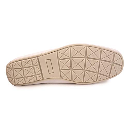 Babuche Masculino Couro Latego Floater Diamante Cor:Branco;Tamanho:38
