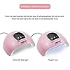 UV LED Nail Lamp 54W, Professional Nail Dryer Gel Polish Light, UV Light with 3 Timer Setting, Curing Gel LED Dryer, Art Tools with Automatic Sensor, LCD Display