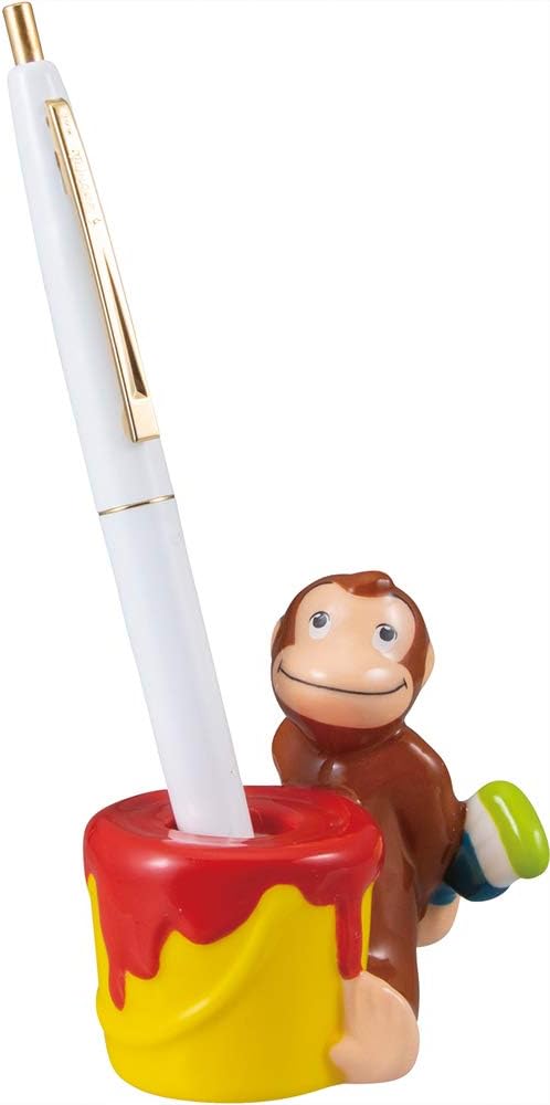 Curious George SAN3345 Toothbrush Stand, Paint