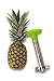 Premium Product Stainless Steel Pineapple Corer Slicer Peeler and Cutter | Core Remover + GIFT Fruit & Vegetable Multi-function Peeler + BONUS recipes eBook, 3 in 1 Kitchen Tool Best Present (Green)