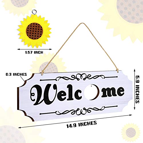image for Jetec Interchangeable Seasonal Welcome Sign Multipie Holiday Welcome W