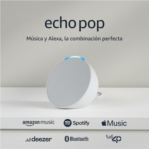 Echo Pop | Smart Bluetooth Speaker with Alexa Powerful and Compac...