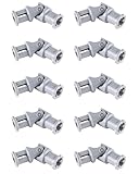 UYRVAPE 10 pièces Petit universal joint, grey, 3 studs long, compatible pour la plupart Les Principales Marques De Blocs De Construction(gris)