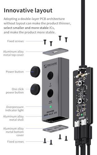 Fuente de alimentación de corriente continua MECHANIC para revivir teléfonos sin encendido 6