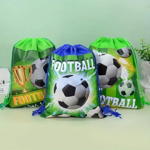 Sac à dos cordon football x20 en tissu non tissé pour sport et pique-nique - 5