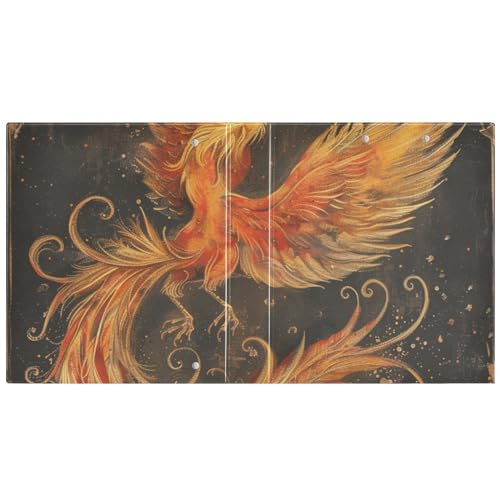 Pasta de fichário Born of Fire beeplus Punchless, exibe documentos de 200 páginas, certificados, pap