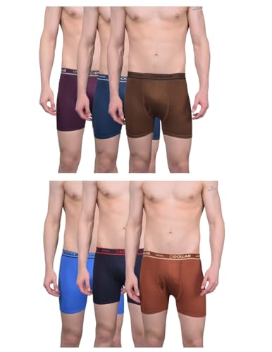 Image of Dollar Lehar Mens Combed Cotton Trunk - Actual Colour May Vary