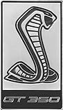 ZIC Motorsports Shelby Cobra GT350 Silver Badge Emblem Heavy Duty Metal Magnet